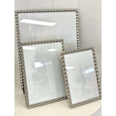 Nickel Plait Photo Frame 4x6