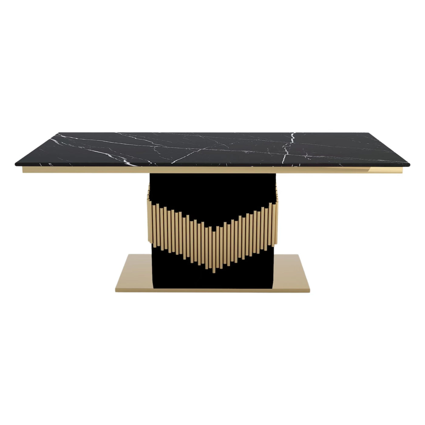 Marissa Rectangle Marble Dining Table