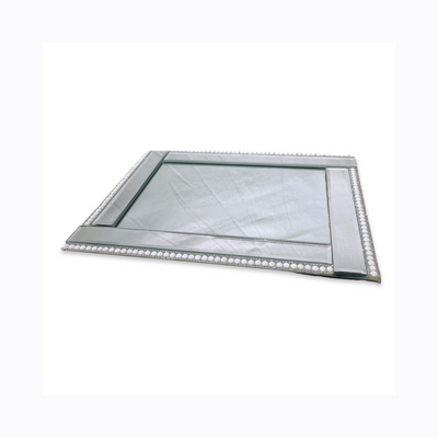 TY101 Mirrored Tray - Clear