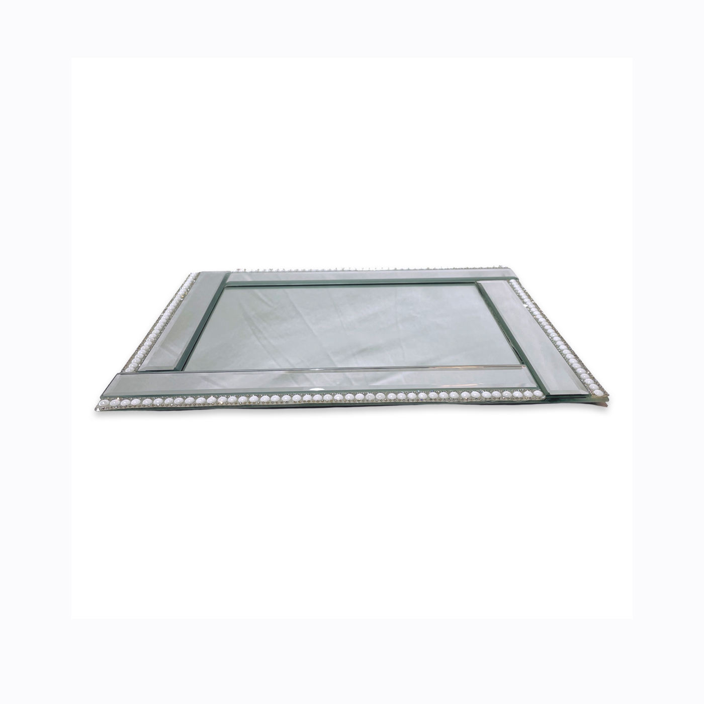 TY101 Mirrored Tray - Clear